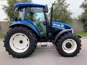 Nouveau tracteur 4wd Hollandss avec chargeur TD105 et équipement agricole machines agricoles - Product Image 3