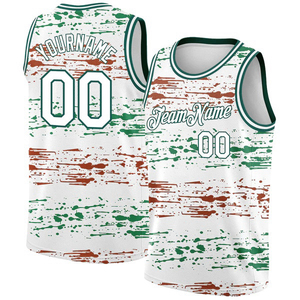 Ensemble de maillots de basket-ball personnalisés, uniformes unisexes à sublimation avec logo ou numéro, vêtements de basket-ball imprimés de grande taille - Product Image 4