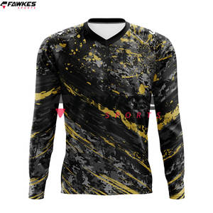 Respirant Professionnel OEM Service Logo Personnalisé Imprimer Produit Premium Nouvelle Conception Paintball Jersey - Product Image 2