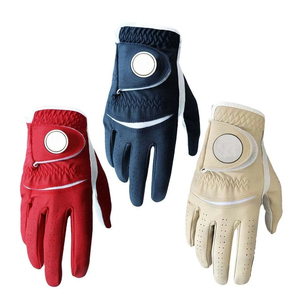 Accessoires de golf pour hommes/femmes, gants de golf pour gauchers, couleurs personnalisées, logo personnalisé, gants de golf en cuir Cabretta doux et respirant - Product Image 6