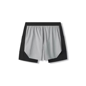 Shorts de sport pour hommes de qualité supérieure confortables noirs séchage rapide et légers shorts de fitness respirants motif solide respectueux de l'environnement - Product Image 1