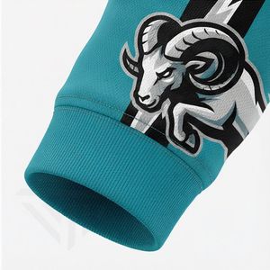 Maillot de football américain pour adulte, conception personnalisée OEM, respirant, vêtements d'entraînement, manches longues, vêtements d'équipe performants, taille plus, 100% - Product Image 6