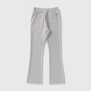 Pantalons pour hommes personnalisés vêtements de rue délavés pantalons de survêtement en polaire vêtements de rue d'extérieur évasés pantalons de survêtement évasés pour hommes - Product Image 2