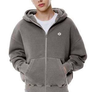 Sudaderas con Capucha Extra Grandes Unisex Personalizadas con Cierre, Logotipo Personalizado, Ropa Urbana de Felpa, Marca Privada, 100% Algodón Peinado - Product Image 1