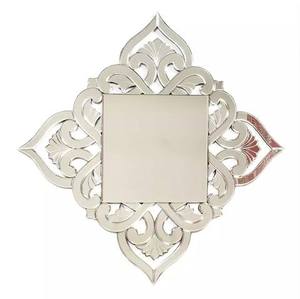 Miroir mural avec cadre argenté et doré pour la salle de bain à domicile, décoration élégante avec un design rond élégant, miroir de toilette très vendu - Product Image 3