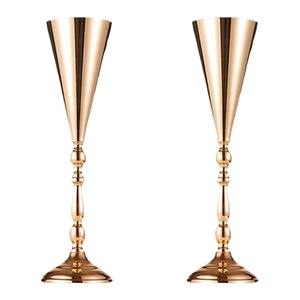 แจกันทรงแก้วไวน์เก๋ไก๋เหมาะสำหรับการตกแต่งภายในแบบร่วมสมัยและการออกแบบโต๊ะที่ซับซ้อนทำด้วยมือจากอินเดีย - Product Image 1