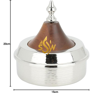 Olla para Servir Alimentos de Uso en la Cocina, Calidad Superior, Clásica, de Acero Inoxidable, Duradera, Aislada, para Hoteles y Restaurantes - Product Image 4