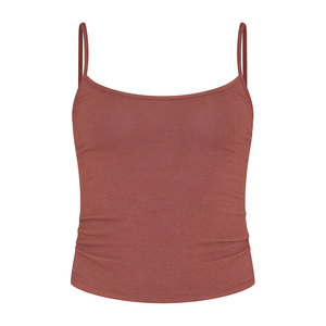 Top corto para mujer, Jersey de secado rápido, tejido de punto, chaleco deportivo sin mangas, entrenamiento físico, correr, gimnasio, cómoda Camiseta deportiva con etiqueta - Product Image 1