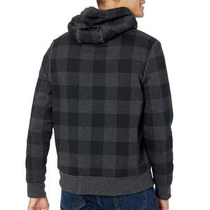 Offre Spéciale Sweat à capuche pour hommes qualité supérieure séchage rapide couleur unie vêtements surdimensionnés finlande tissu haute impression Logo prix de gros - Product Image 2