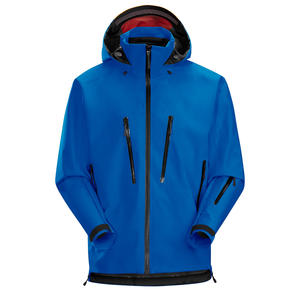 Veste de ski d'extérieur pour hommes avec doublure thermique avec logo en tissu imperméable coupe personnalisée OEM et options de marque de distributeur - Product Image 1