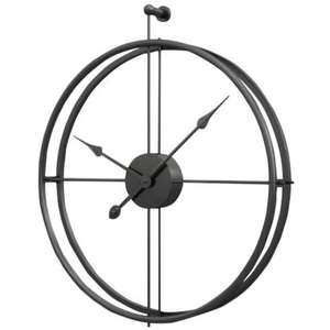 Reloj de pared decorativo de artes metálicas con diseño de acento Simple de tendencia para oficina en casa precio razonable con función colgante - Product Image 6
