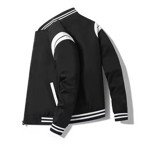 Người đàn ông của mùa đông chính thức Varsity áo khoác với đứng cổ áo biểu tượng tùy chỉnh thêu len vải tùy chỉnh màu sắc - Product Image 3