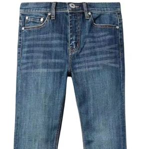 Pantalones vaqueros de punto reforzado para hombre, ropa de trabajo de mezclilla duradera, suministro de fábrica OEM - Product Image 3