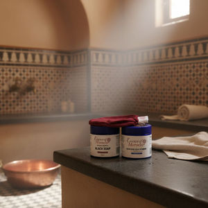 Jabón Negro Marroquí con Aceite de Oliva y Aceite de Argán - Jabón Beldi Exfoliante Natural para una Limpieza Profunda y Cuidado de la Piel de Alta Calidad - Product Image 1