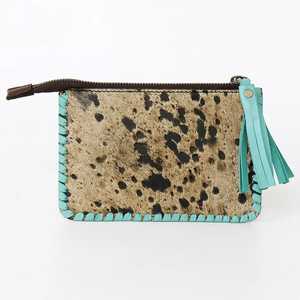 Monedero Mini Unisex de Cuero Auténtico Estilo Bohemio, con Cierre de Cremallera, Tarjetero, Bolsa de Aseo, Bolsa de Herramientas - Product Image 3