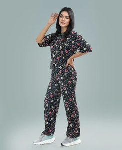 2025 nouveauté vente chaude dernière conception femmes vêtements 2 pièces ensemble femmes solide haut deux pièces pantalon ensemble fabriqué au Bangladesh - Product Image 4