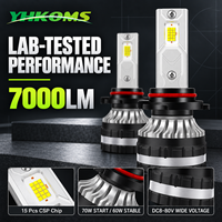 Ampoules de phare auto YHKOMS K3 Mini taille 1:1, remplacement halogène 70W 7000LM, Plug and Play, H7 H4 H11 9005 9006 12V en stock