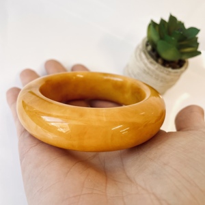 Natural <b>Bangle</b> <b>Bracelet</b>, 55mm, Butterscotch Amber <b>Bangle</b>; Butterscotch Amber <b>Bangle</b> <b>Bracelet</b> Classic Jewelry Unisex Gift Style - Product Image 5