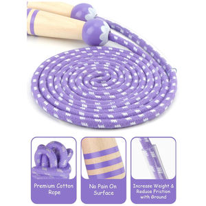 Weighted Jumping <b>Ropes</b> for Fitness Workout <b>Exercise</b> - Product Image 4