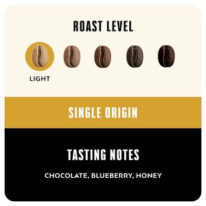 กาแฟบีแอลเค แอนด์ โบลด์ โฮลบีน ลิมู เอธิโอเปีย ไลท์โรสต์ กาแฟอาราบิก้าแท้ 100% บรรจุถุง 12 ออนซ์ (แพ็ค 2 ถุง) - Product Image 3