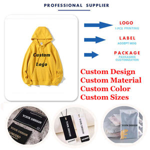 Sudaderas con cremallera de peso pesado con estilo de impresión de descarga Sudadera con capucha para hombre Color sólido en blanco liso personalizado para invierno - Product Image 6