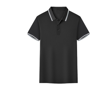 Polo pour homme avec logo personnalisé OEM, couleur unie, décontracté, manches courtes, polos personnalisés, vêtements de travail personnalisés, polo brodé - Product Image 5