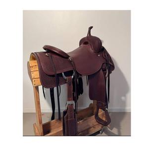 Sillín de doma Premium para caballo, paseo cómodo en rancho, granja, sendero al aire libre y entrenamiento, costuras fuertes - Product Image 1