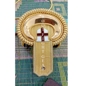 แผ่นปักประดับไหล่สำหรับพิธีการบุรุษ คุณภาพพรีเมียม ผ้าฝ้าย 100% พร้อมพู่ห้อย ตกแต่งด้วยงานปัก เหมาะสำหรับทุกฤดูกาล ใช้กับชุดยูนิฟอร์มแฟชั่น - Product Image 6