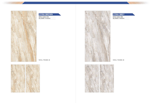 Gran oferta, azulejo de suelo de porcelana de 600x1200mm, piedra sinterizada, esmaltada, brillante, de lujo, Villa, sala de estar, azulejos de mármol de cerámica para suelo - Product Image 6