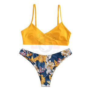 Conjunto de sujetador y Bikini para mujer, traje de baño personalizado, venta al por mayor - Product Image 1