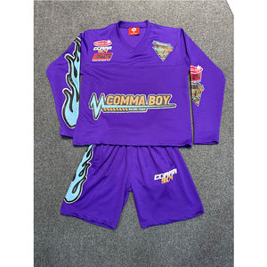 ชุดเสื้อยืดและกางเกงขาสั้นแขนยาวสำหรับผู้ชายชุดแฟชั่นล่าสุด2025 - Product Image 4