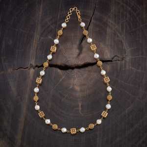 สร้อยคอมุกโบราณ รุ่นมาลา 176876 - Product Image 1