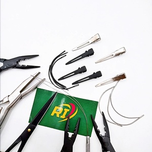 Kit Profesional para Extensiones de Cabello, Alicates, Clips, Agujas, Peine y Herramientas de Acero Inoxidable de Grado Quirúrgico, Ecológico - Product Image 2