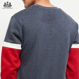 Nueva Sudadera de Invierno 100% Algodón de Color Sólido con Logotipo Personalizado de Fábrica, Sudadera de Cuello Redondo para Hombre, Impermeable y Transpirable, Venta al Por Mayor - Product Image 4