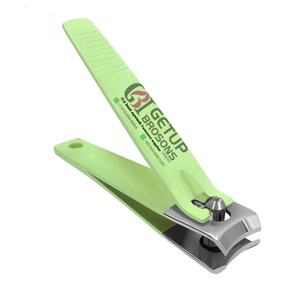 Cortadores de uñas con recubrimiento en polvo, herramientas de belleza de embalaje personalizadas, de acero inoxidable, con tu logotipo, novedad, venta al por mayor - Product Image 1