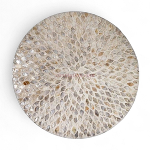 Sets de table modernes en nacre avec finition naturelle douce pour la présentation quotidienne de la table en provenance du Vietnam - Product Image 1