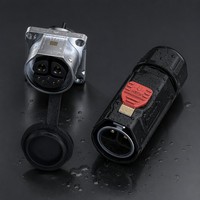 Connecteur circulaire étanche MJ24 3 broches 50A 300V IP67 à verrouillage rapide pour éclairage LED et automatisation industrielle