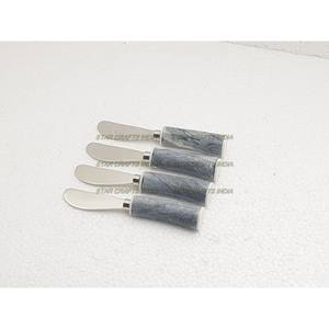 Kitchen Utensils Best Selling Products Gift Fork Spoon With Marble Handle Flatware Dinnerware 304 Stainless Steel <b>Steak</b> <b>Knife</b> - Product Image 5