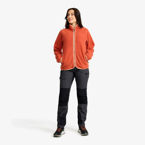 Premium Polar Fleece Custom Zip Up <b>Jumpers</b> Outerwear Fashion Winter Jackets for Women Warm <b>Plain</b> Stand Collar Jacket - Product Image 2