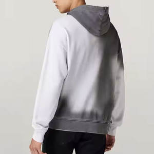 2025 logotipo personalizado sólido invierno sol se desvaneció sudaderas con capucha 100% algodón polar ecológico transpirable al por mayor - Product Image 4