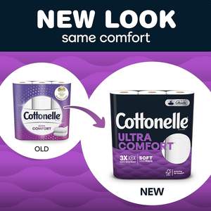 Cottonelle Ultra ComfortCare Soft <b>Toilet</b> Paper 32 Family Mega <b>Rolls</b> - Product Image 5