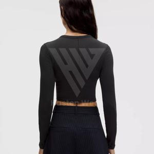 Camiseta de Algodón de Primera Calidad para Mujer, Ligera, Transpirable, de Secado Rápido, para Fitness, Gimnasio, Deportes y Actividades al Aire Libre - Product Image 3