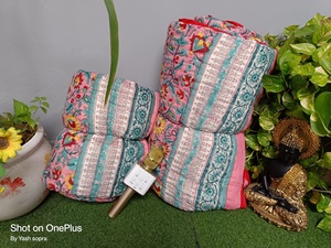 Edredones de bebé con flores rosas para juegos de cama Ac Dohar, colchas hechas a mano, edredones impresos en bloque, edredones al por mayor a precio barato - Product Image 6