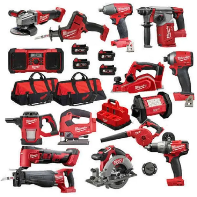 Untouched MilwaukeeS 2695-15 power tools combo kits M18 20V Cordless Lithium-Ion Combo Tools Kits Wags