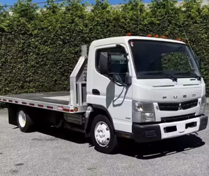 Prêt à l'emploi, occasion 2013, Mitsubishi Fuso FE160, plateau plat de 14 pieds, diesel, faible kilométrage - Product Image 3