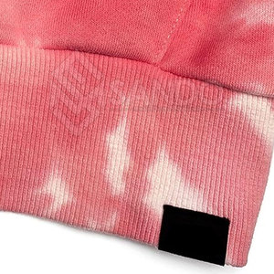 เสื้อฮู้ดมัดย้อมระบายอากาศได้ดีเสื้อฮู้ดย้อมสีทึบปรับแต่งได้ - Product Image 6