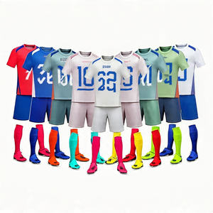 2025 maillot de Football ensemble adulte uniforme Kit haute qualité équipe de Football porter impression numérique nouveau Design personnalisé Polyamide séchage rapide - Product Image 2