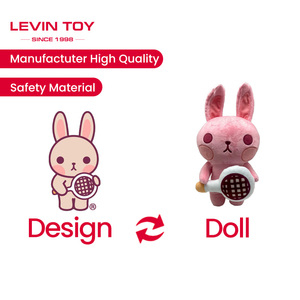 Personnage de <span class=keywords><strong>dessin</strong></span> <span class=keywords><strong>animé</strong></span> personnalisé fait soi-même jouets en peluche bas quantité minimale de commande ours Anime peluche en peluche avec tissu de coton PP remplissage cadeau - Product Image 1
