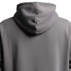 Sweat à capuche gris à imprimé graphique pour homme, en molleton de coton lourd, avec poche kangourou, sweat à capuche décontracté, streetwear - Product Image 5