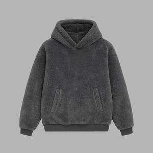 Sweat à capuche zippé en polyester/coton coupe-vent écologique pour homme Streetwear élégant pour la saison hivernale - Product Image 4